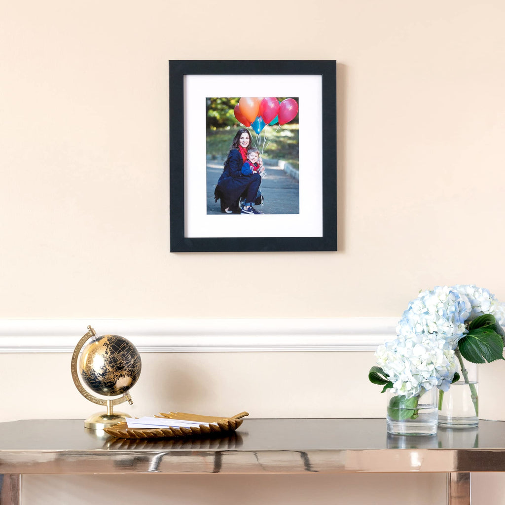 21x31 Inch Black Picture Frame, This 1.2500 Inch Custom Poster Frame is Black - Comes with Acrylic and Corrugated