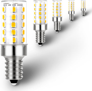 Dimmable E12 C7 Led Light Bulbs 4W, Kx-2000 25W-40 Watt Equivalent
