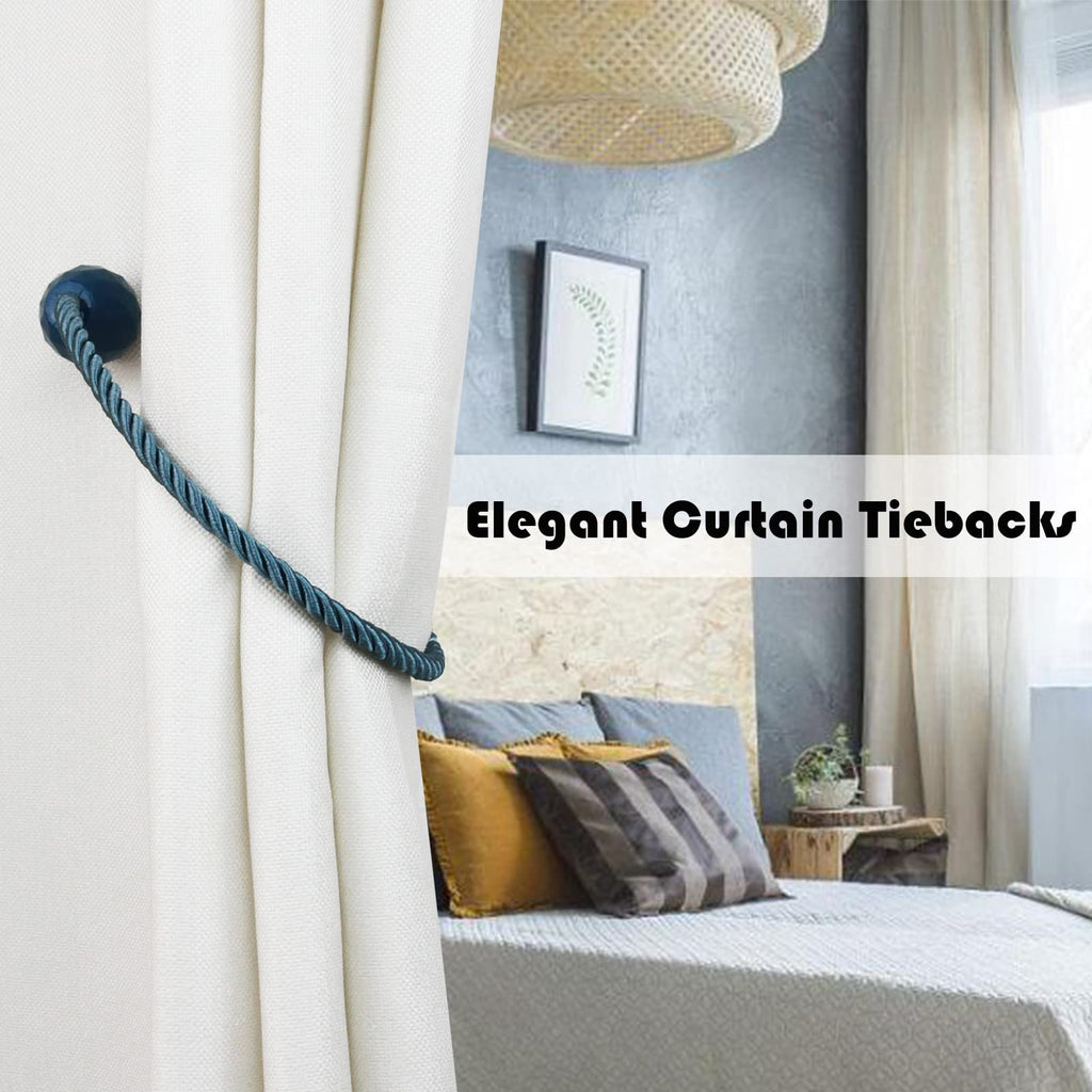 Strong Magnetic Curtain Tiebacks Decorative Rope Tie Backs Holdbacks