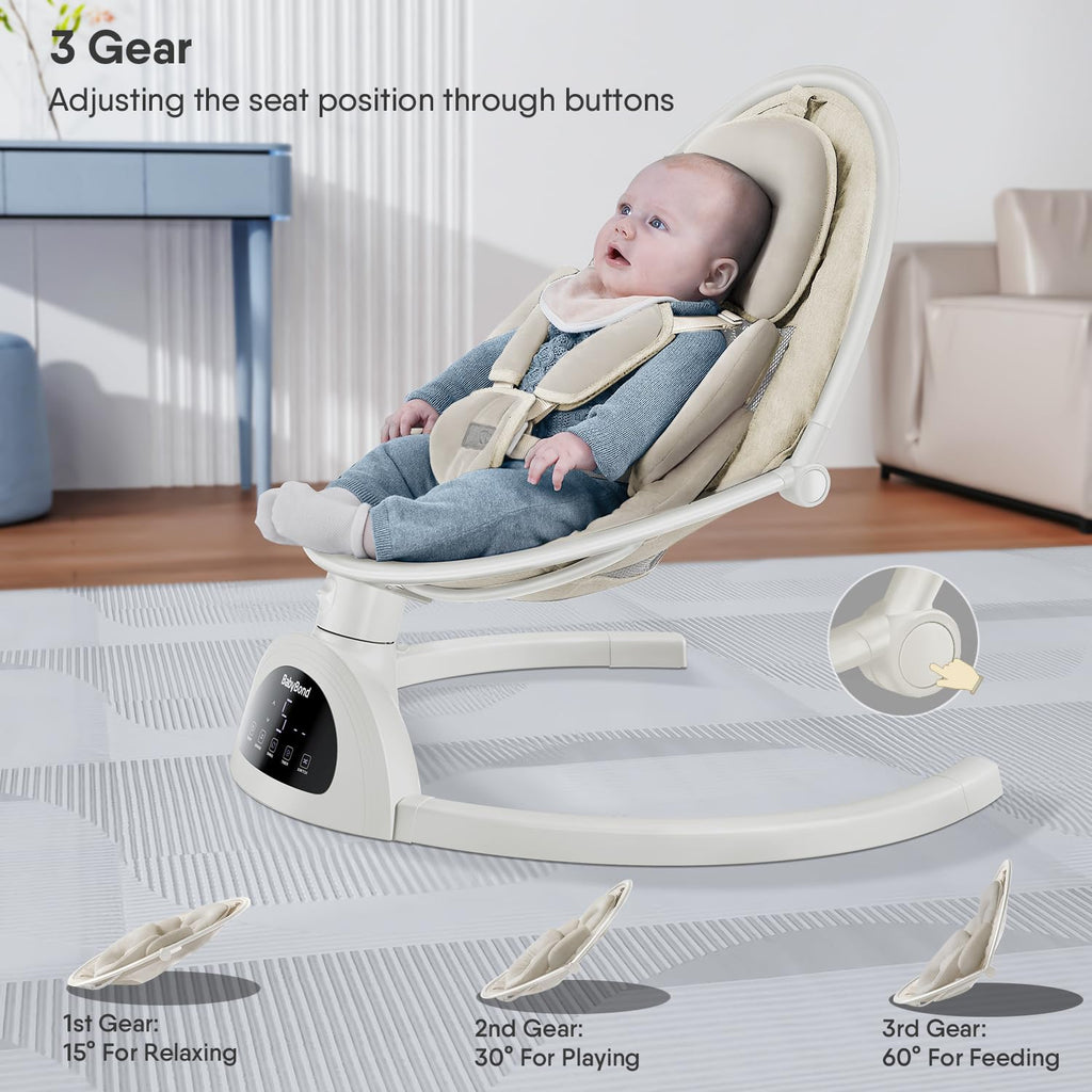 Baby Swings for Infants, Bluetooth Infant Swing with Music Speaker