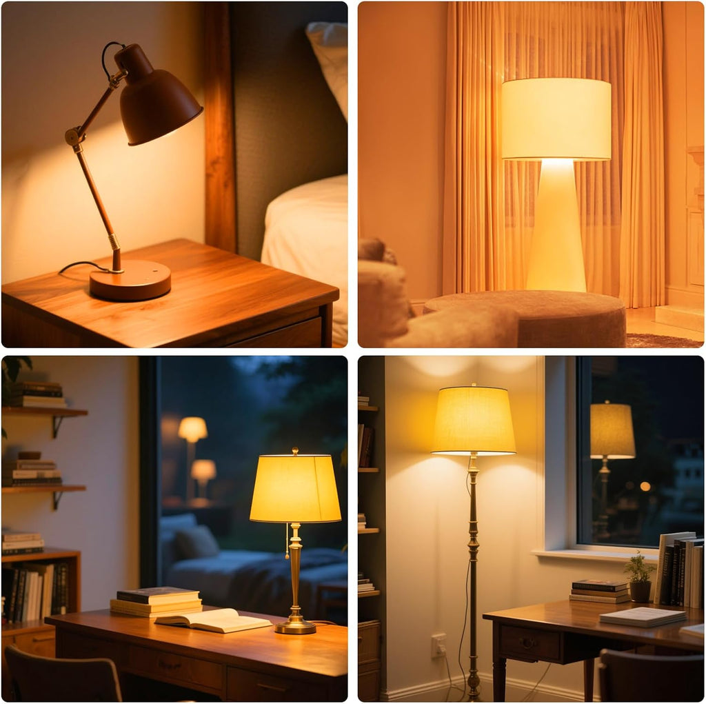 Energetic 3 Way LED Light Bulbs 2 Pack, A19 40 75 100W Soft White 2700K