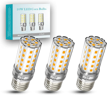 E26 Bulb 10W led Corn Light Bulb Warm White 2700K 1100 Lumen 100 watt Equivalent E26/E27 Base Non-Dimmable led