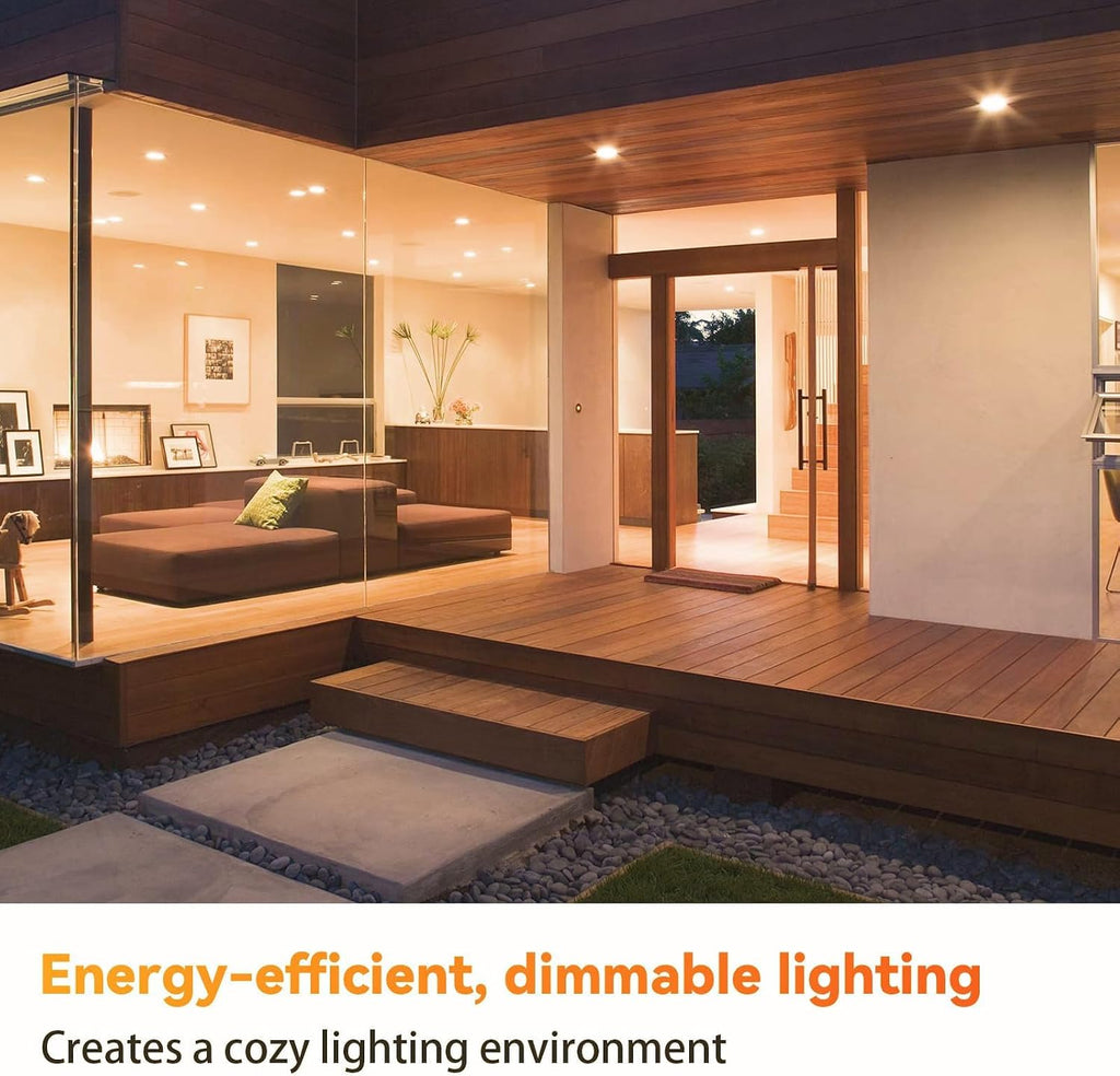 BR30 LED Bulb 65 Watt Equivalent, Soft Warm White 2700K, E26 Standard Base, 12 Pack