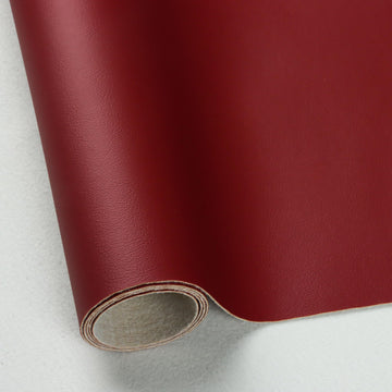 Faux Leather Sheets for Craft One Roll Matt Smooth Surface Solid Leather Fabric Sheets 12" x 53" (30cm x 135cm) Inch