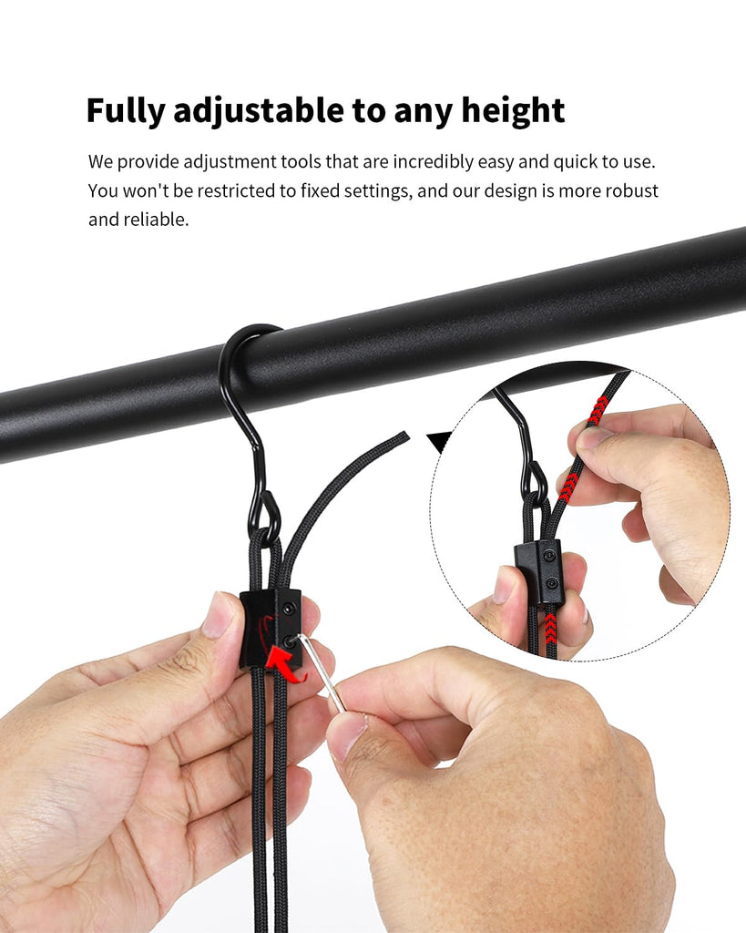 Adjustable Closet Hanging Rod 40" Black Closet Rod Extender