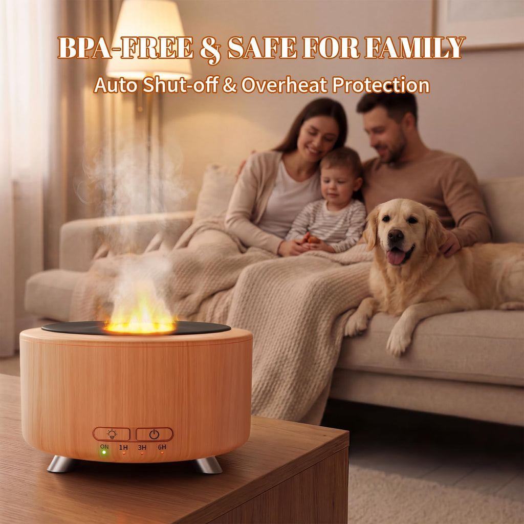 Essential Oil Diffuser, Retro Vinyl Aromatherapy Diffuser