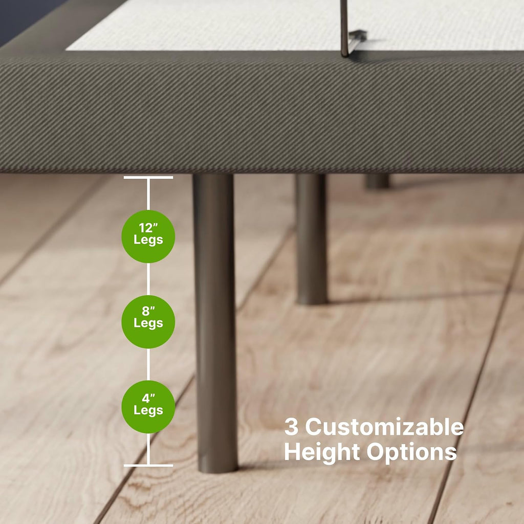 Adjustable Bed Frame & Power Base with Wireless Remote - Zero Gravity & Massage Settings, USB Ports, Split King - Set of 2