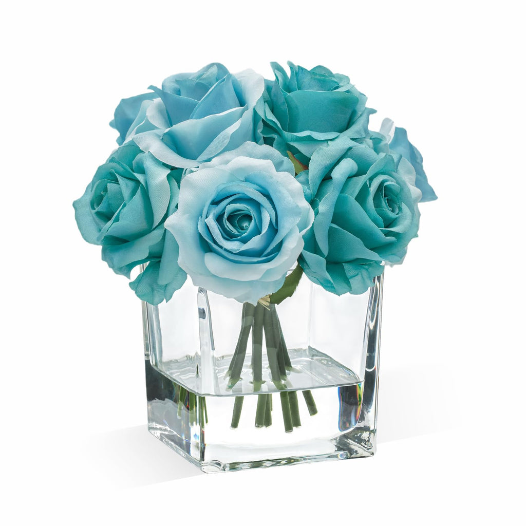 Rose Artificial Flowers in Vase with Faux | Casa Home Living