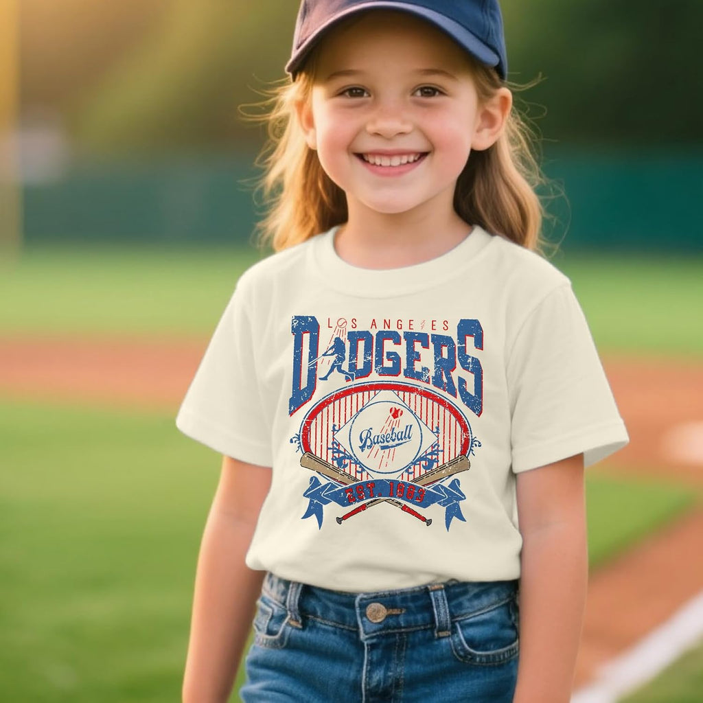 Baseball Game Day Short Sleeve Tee Toddler Boys Girls Team Fan Kids Top