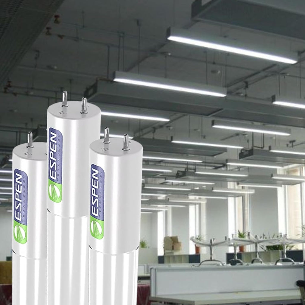 25 Pack 4FT LED T8 Type B Light Tube, Ballast Bypass, Internal Driver, 14W, 1800 Lumens, 3500K/4000K Options, Glass