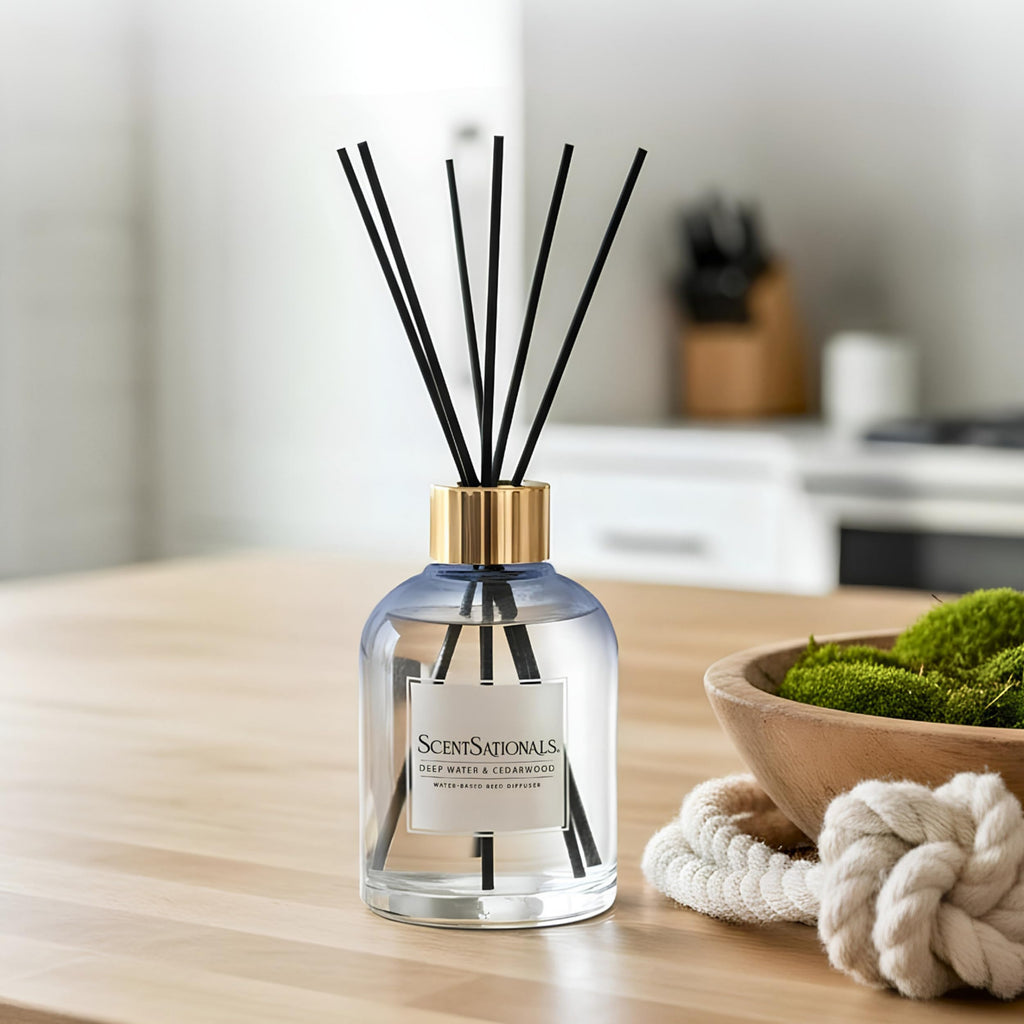 Deep Water & Cedarwood Water-Based Reed Diffuser - 5 FL OZ