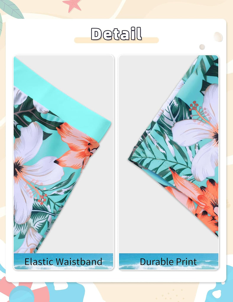 Girls Tankini Swimsuit 2 Piece Tiered Ruffle Bathing Suit Teen Girl Swimsuit