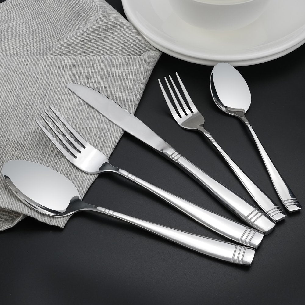 80-Piece Flatware Set Stainless Steel, Service for 16