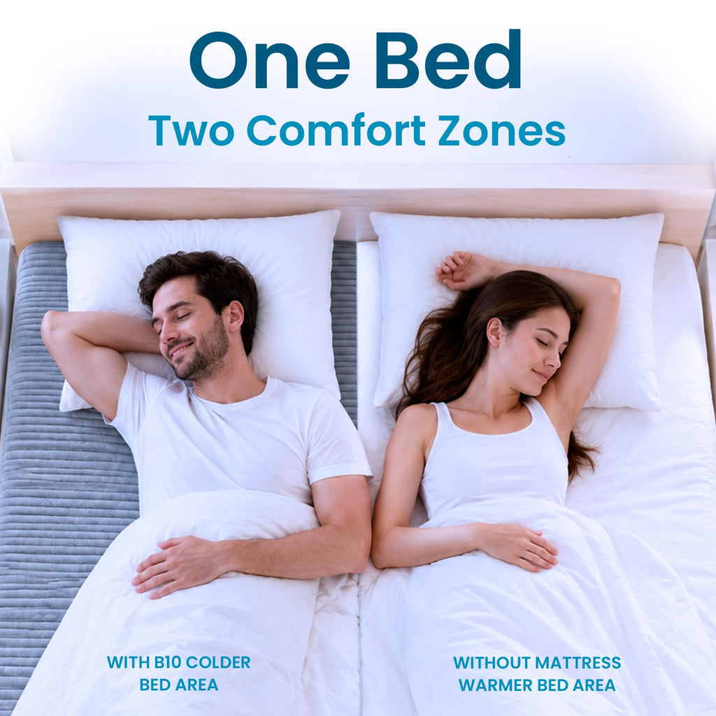 Bed Cooling System, Twin Size, Cotton Mattress Pad for Night Sweats