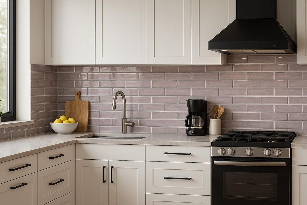 Larissa 3x12 Thistle Lavender Glossy Ceramic Subway Tile-12.6 Sqft