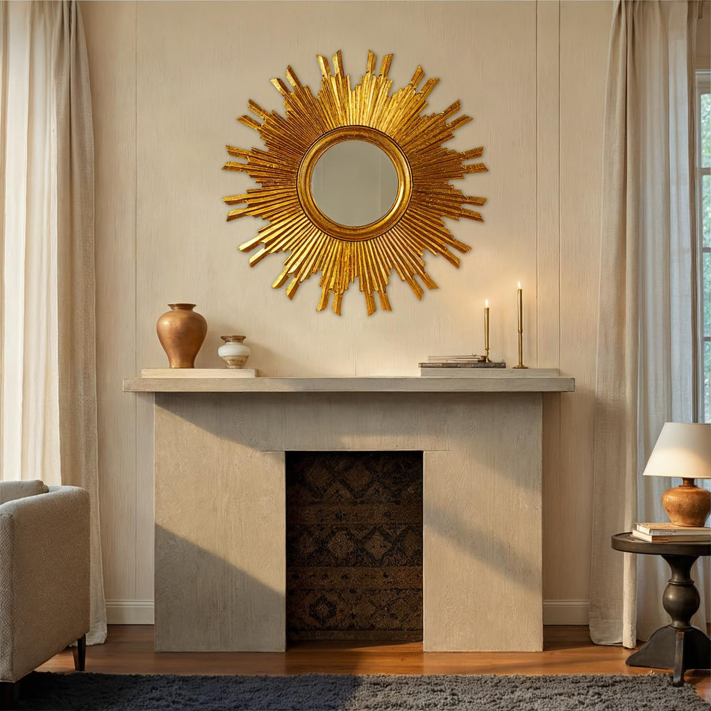 Gold Sunburst Mirror