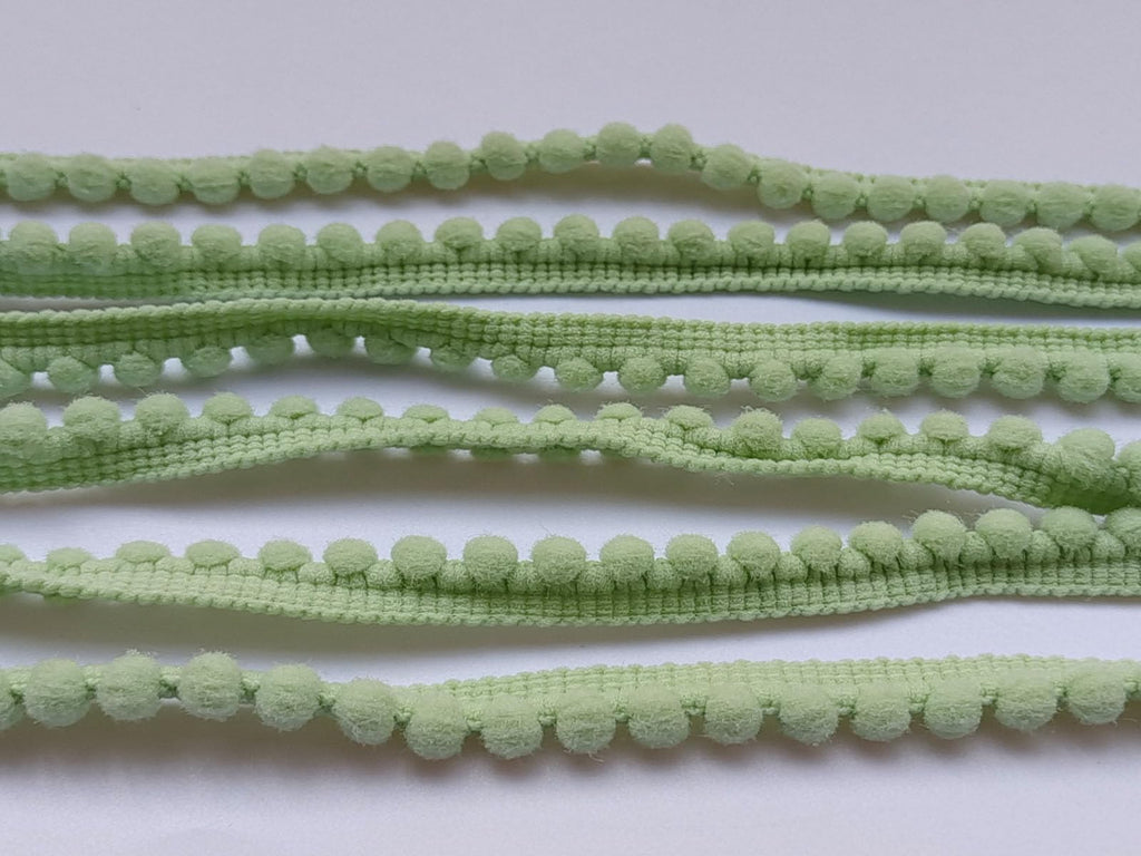Mini Pom Pom Trim 8 Yards 5mm Ball Fringe Trim for Sewing Accessory Decoration DIY Crafts (Light Turquoise 1742)