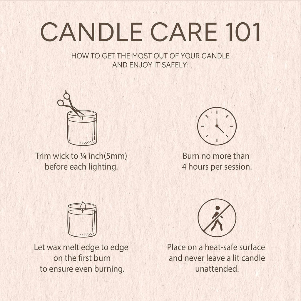 Santal Reserve Scented Candle 9oz Soy Wax Candles Scented - Set of 9