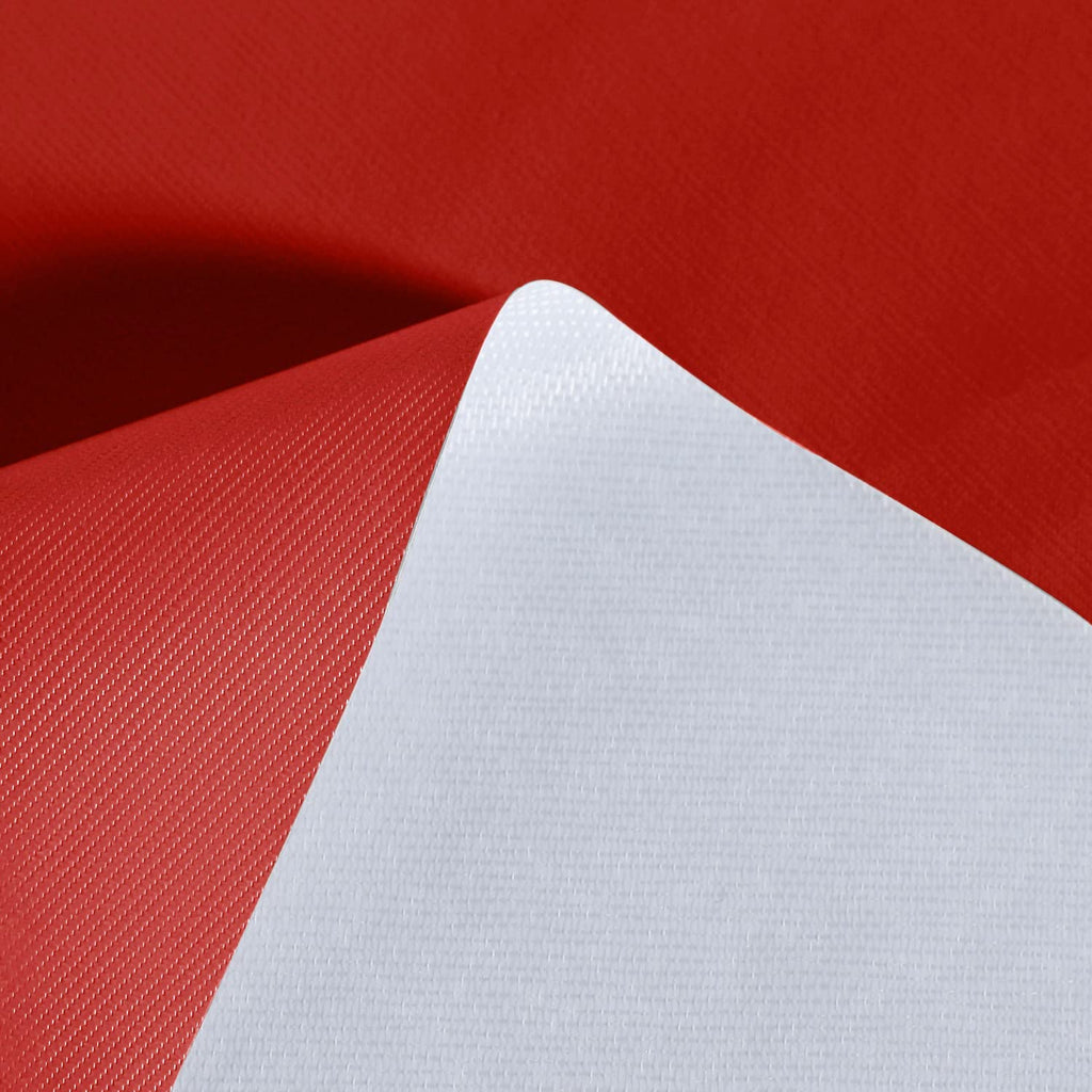 100% Waterproof Vinyl Tablecloth Table Cloth 60 Inch Round, Red