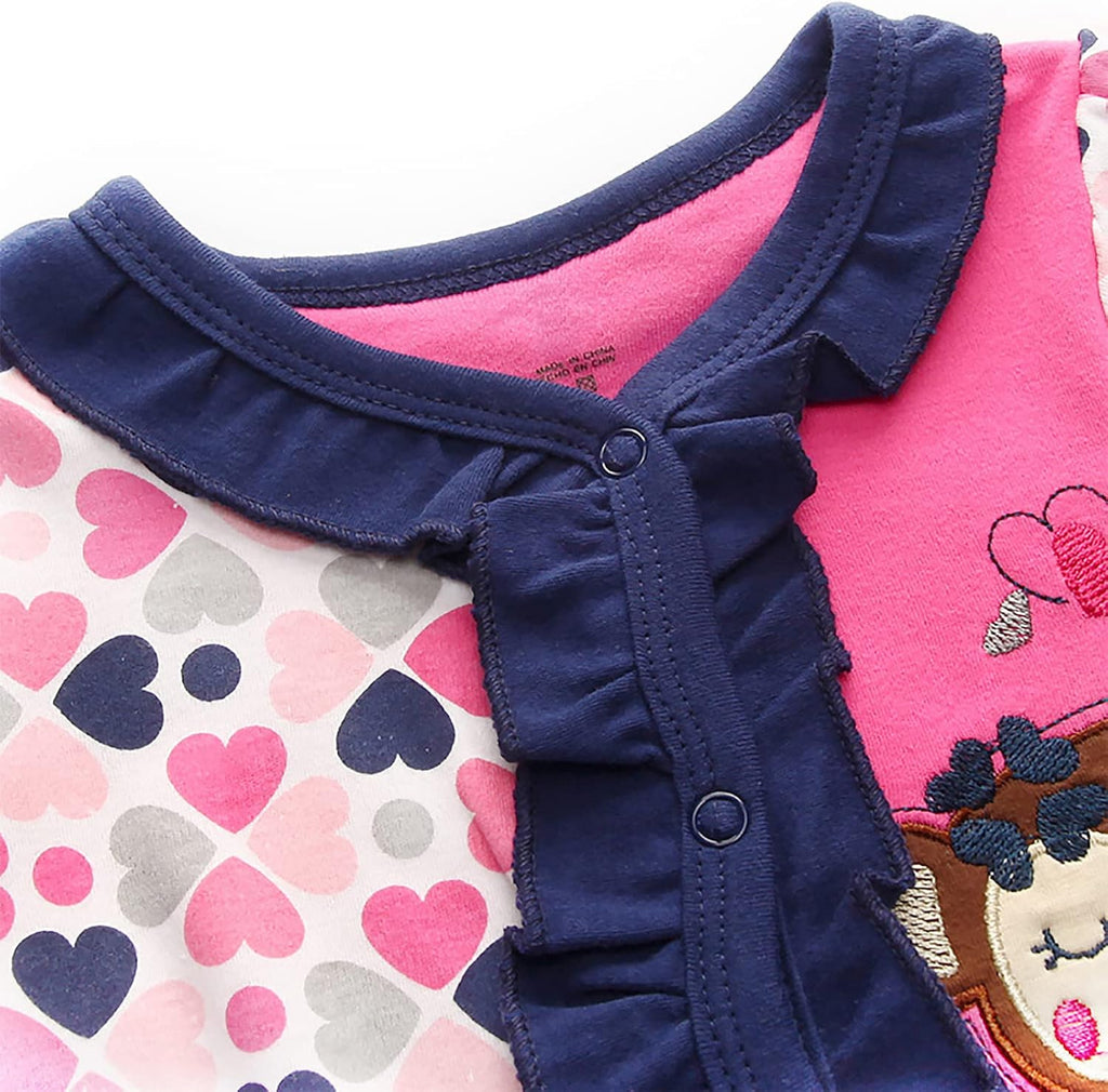 Baby and Toddler Footed One-Piece Romper Jumpsuit Cotton Baby Clothes Play Infant Girls Boys Outfits