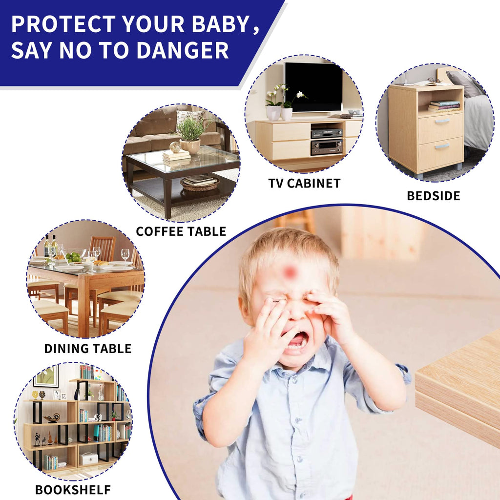 32 Pack Corner Protector Baby, Table Corner Protectors for Baby Corner Protector Guards Clear Corner Protectors for