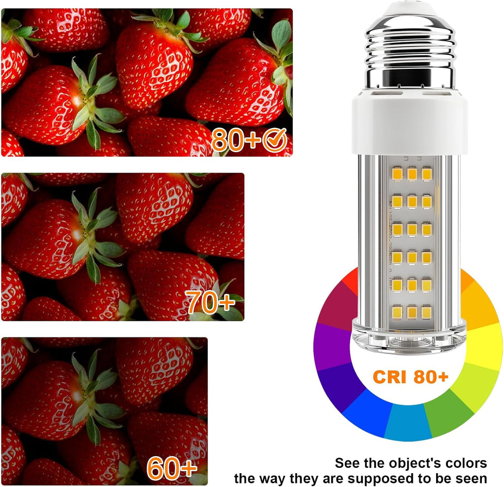 20W LED Corn Light Bulb - 150W Equivalent,3000LM,E26/E27 Base 5000K