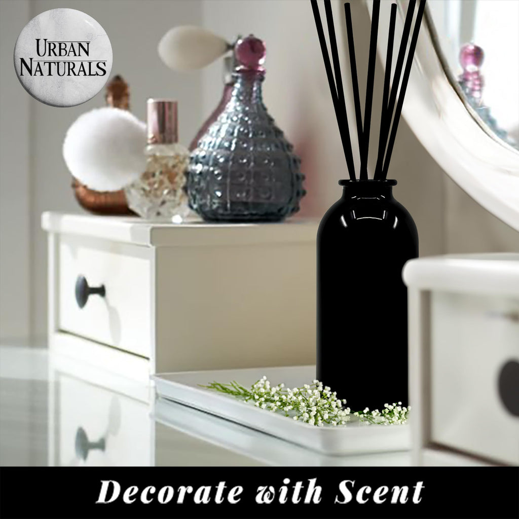 Reed Diffuser Set, Crisp White Linen - Bathroom Shelf Décor