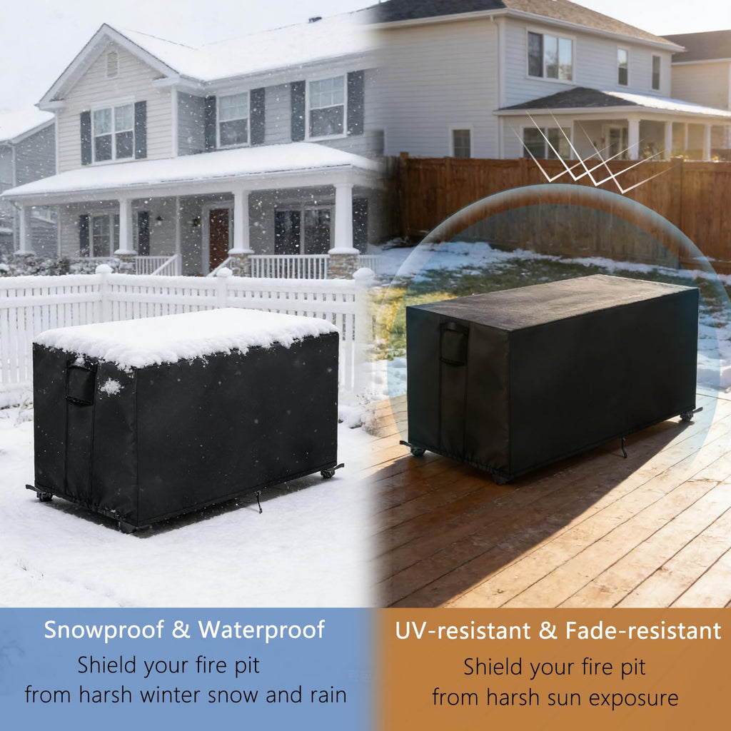 Fire Pit Cover Custom Cover for Propane Firepit, Firepit Table