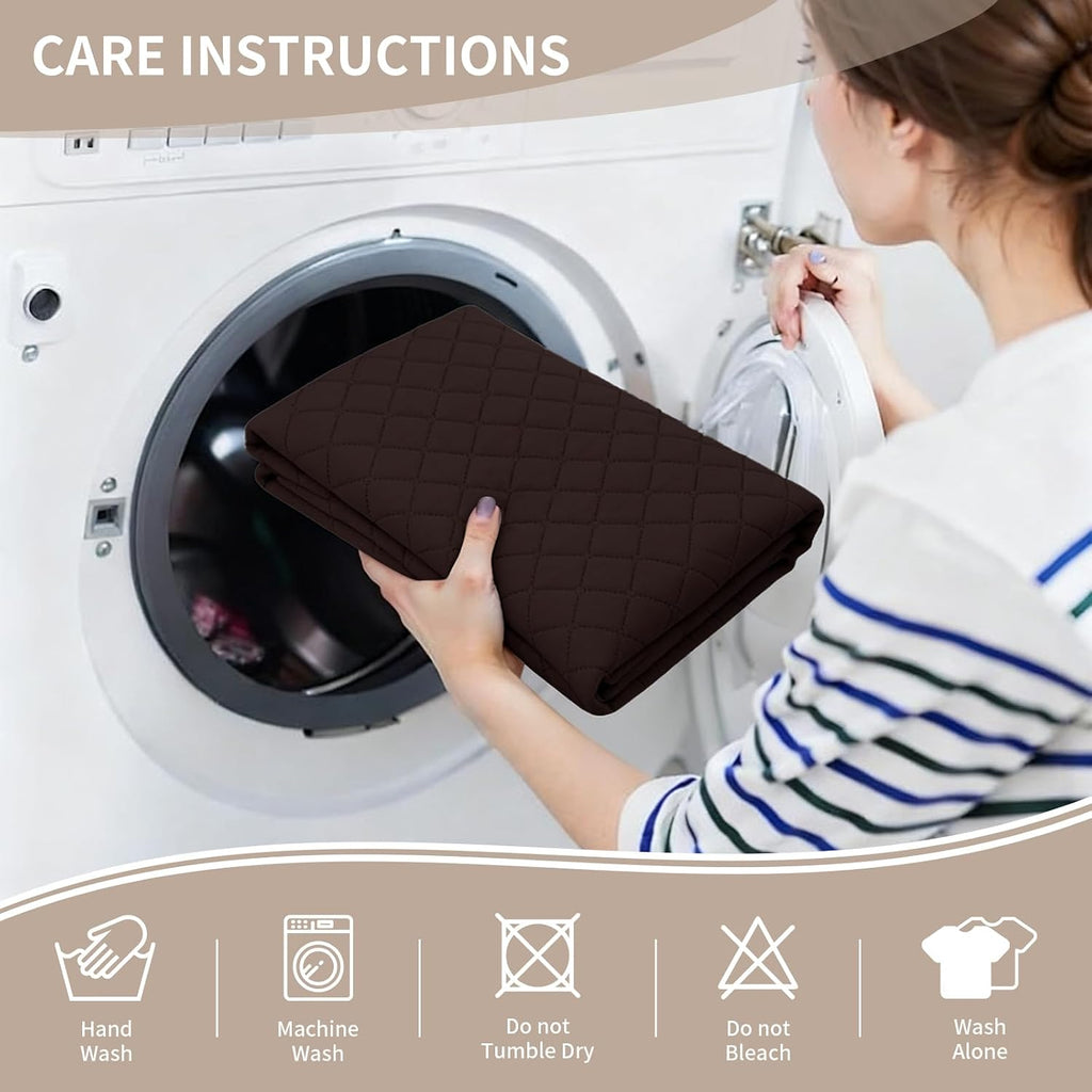 100% Waterproof Recliner Chair Covers 23.6'', Non Slip Recliner Chair Protector Washable Recliner Covers with Pocket