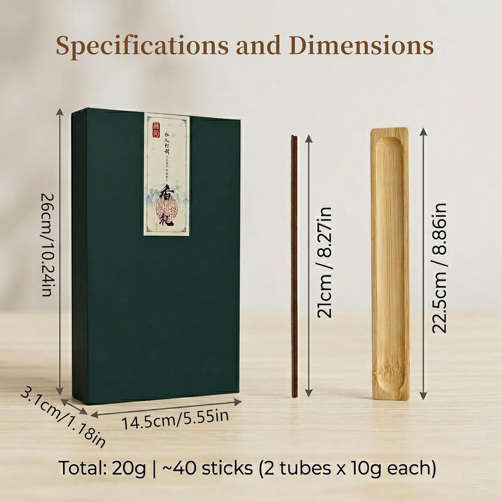 Natural Incense Gift Set with Incense Holder,Incense Varity Pack