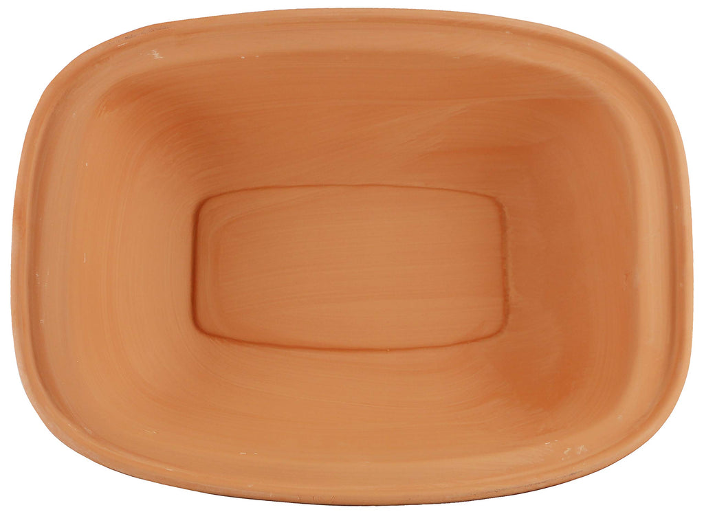 Eurita Clay Roaster, 4 Quart, 3.78 Litres, Non-Stick Earthenware, Toxin-Free, Healthy Clay Pot Cooking, Versatile