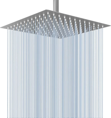 Rain Shower Head - High Flow Large Rainfall Shower Heads Made of Stainless Steel