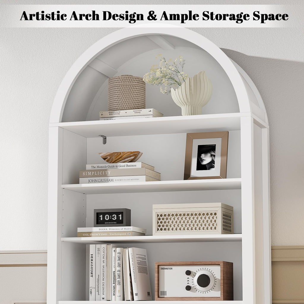 Arched Double Tilt Out Laundry Hamper Cabinet with 2 Storage Baskets