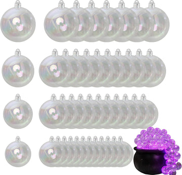 Iridescent Ornaments Balls for DIY Halloween Bubble Cauldrons - Set of 50