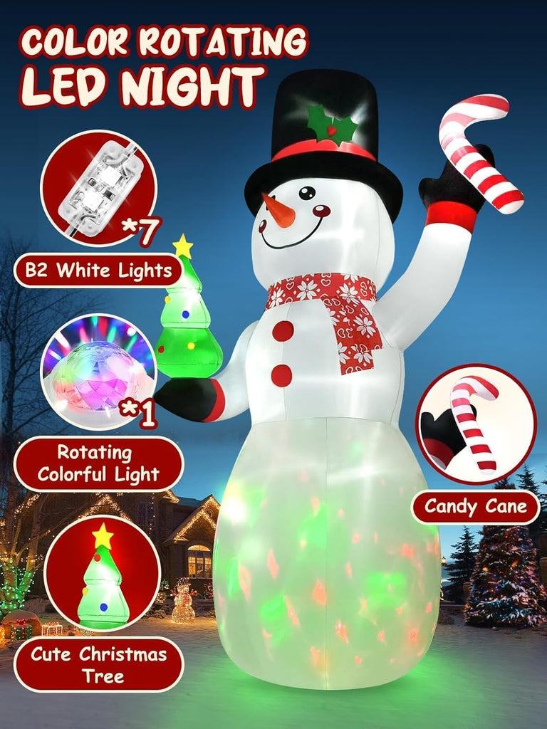 20 FT Christmas Inflatables Snowman Christmas Outdoor Decorations