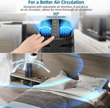 4-in-1 Air Purifiers for Home, Air Ionizer Negative Ion Generator, True H13 Filter, UV, Covers 1250 