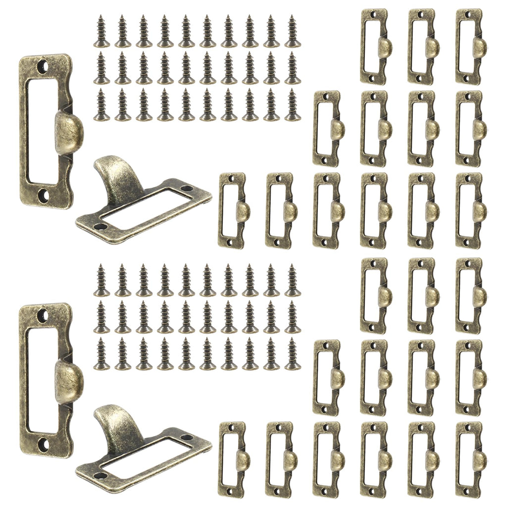 Card Catalog Drawer Pulls, Finger-Pull, File Label Holder Pull