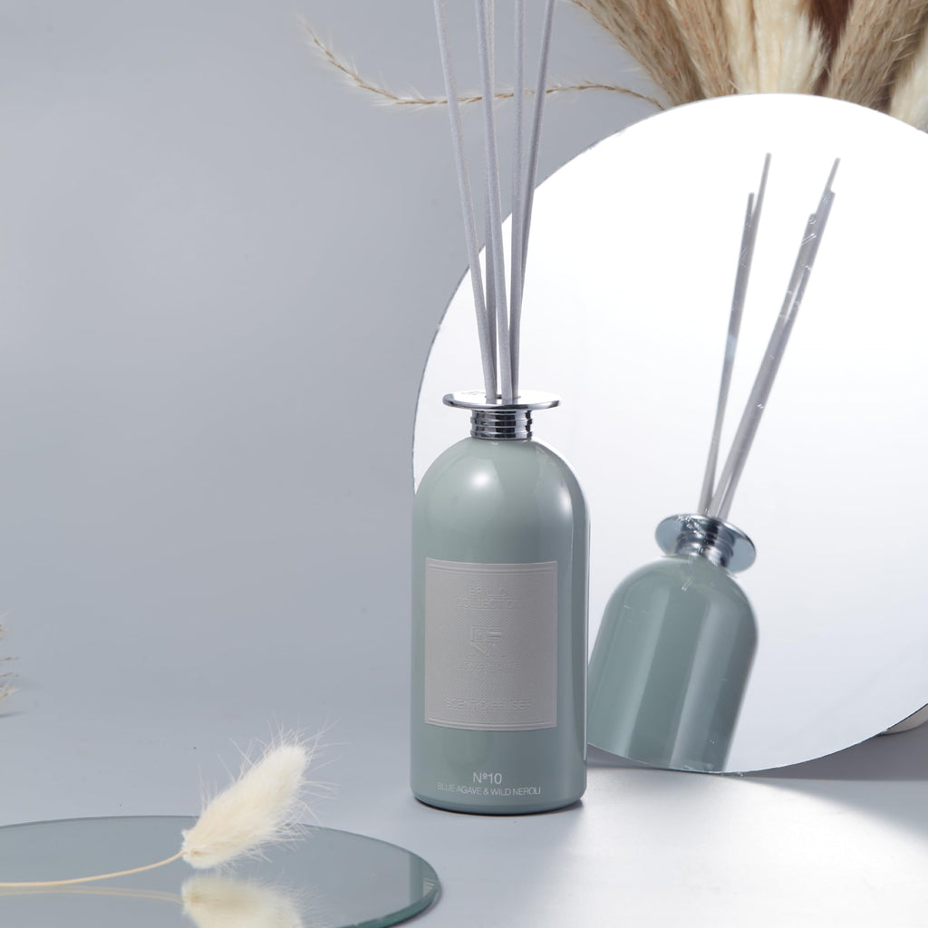 Luxury Aromatherapy Diffuser Blue Agave & Wild Neroli 3.5 Fl Oz 100ml Room Diffuser Fragrance Bathroom Office Gift