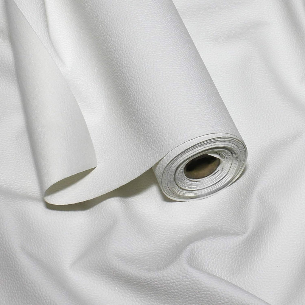 Bycast65 White Matte Correct-Grain Faux Leather (25 Foot by 54 Inch)