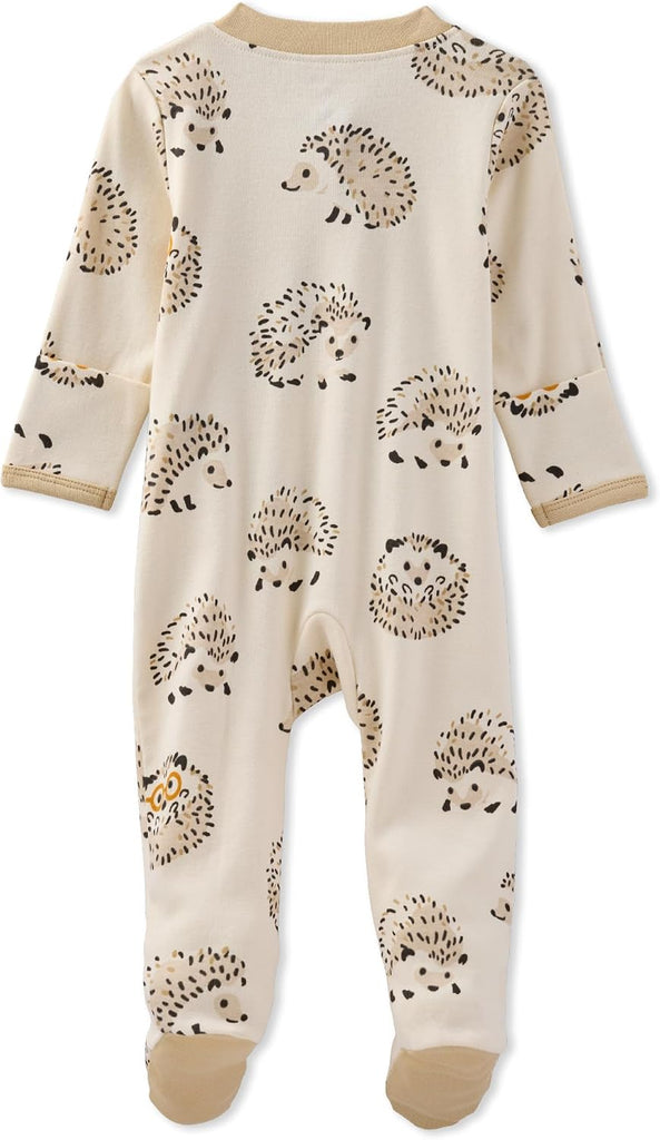 Scout Sleep & Play 100% Organic Cotton Footed Zip Front PJs