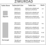 Jacquard Rectangle Tablecloth, Floral Design Thick Kitchen Dining Table Cloth, Waterproof Wrinkle Fr