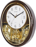 Melody & Chime Motion Wall Clock with Rotating Pendulum, Decorative Wall Clock, for Home, Hotel, Library or Church Decor.