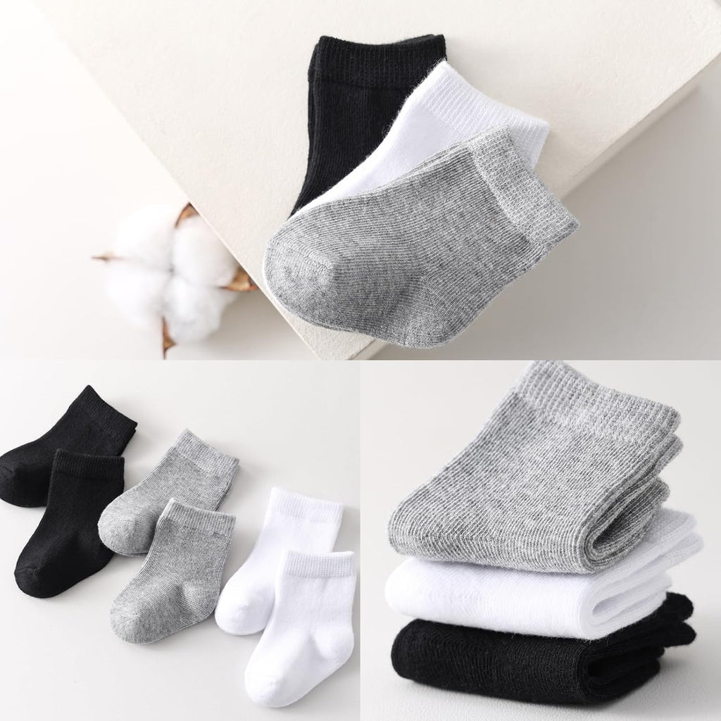 Baby Crew Socks Pack Cotton Baby Boys Girls Socks 0