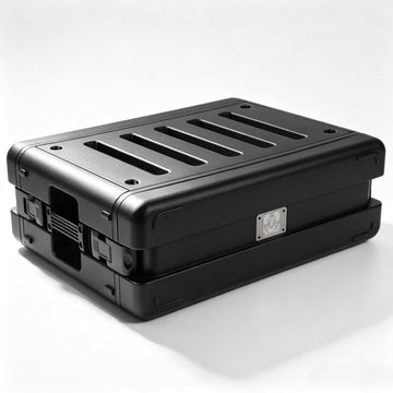 3U Rack Case Shallow 11" Depth, 19" IP67 Waterproof Rackmount Flight Cases, Portable Shockproof Road Case for Audio
