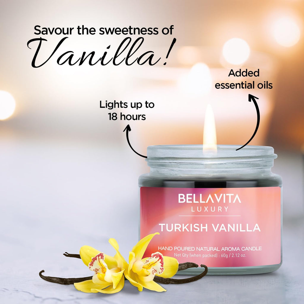 Organic Scented Candle Gift Set | | Home Decor - Set of 4