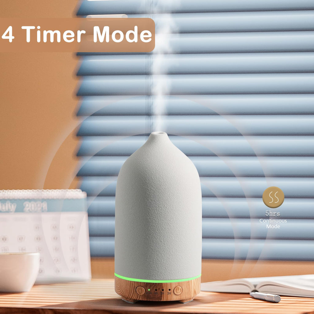 Ceramic Essential Oil Diffuser Aromatherapy Diffuser Bedroom Room Cool Mist Humidifier Stone Air Diffusers with
