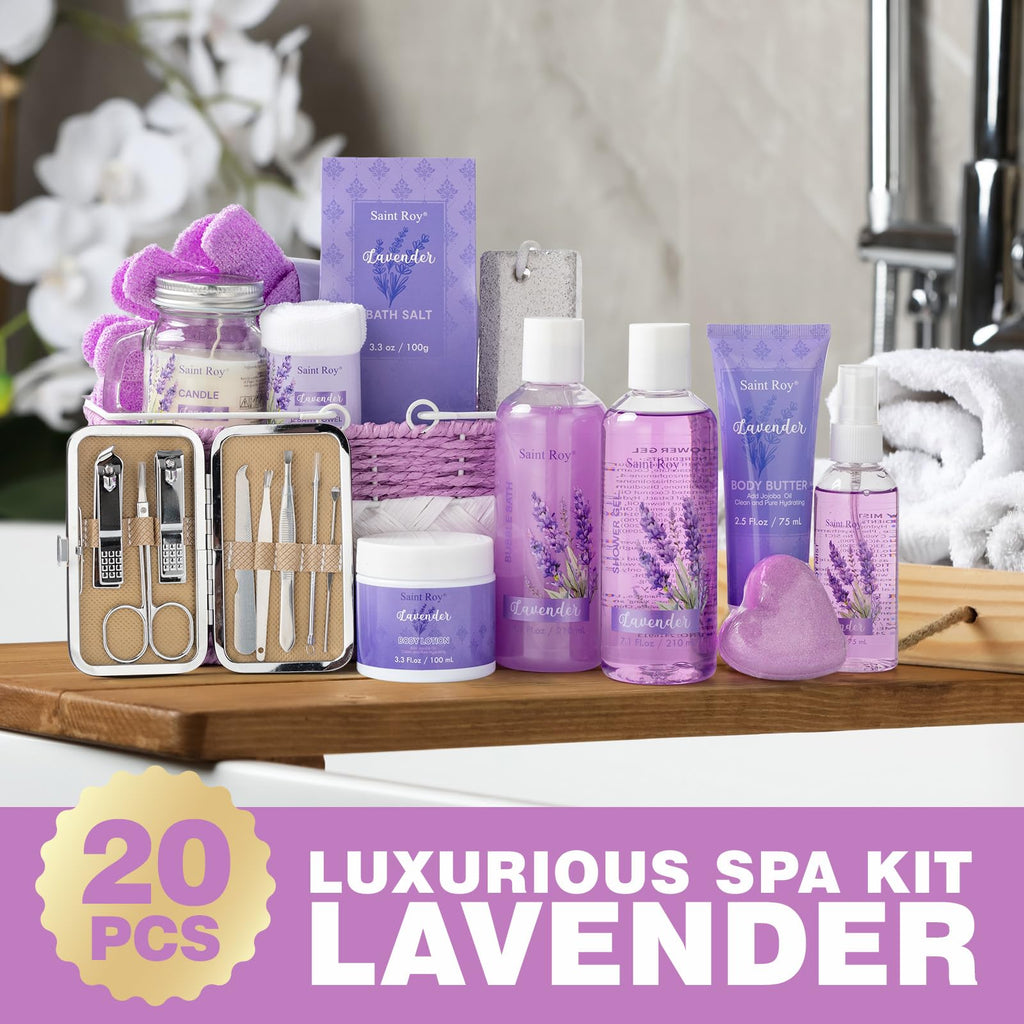 Birthday Gifts for Women Spa Gift Baskets Bath Set for Women Self Care Kit