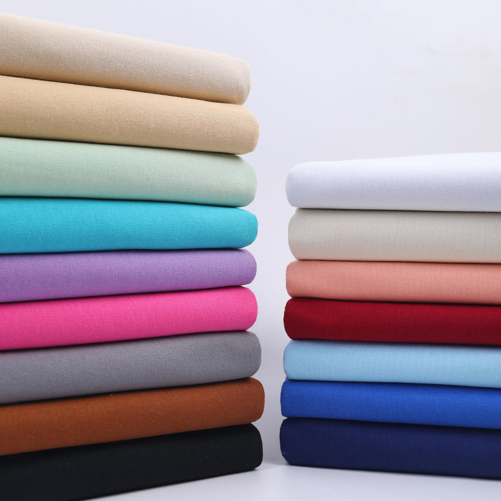 Ivory Cotton Fabric for Sewing 59 Inch Wide Natural 100% Cotton Poplin Fabric by The Yard Soft Embroidery Cotton