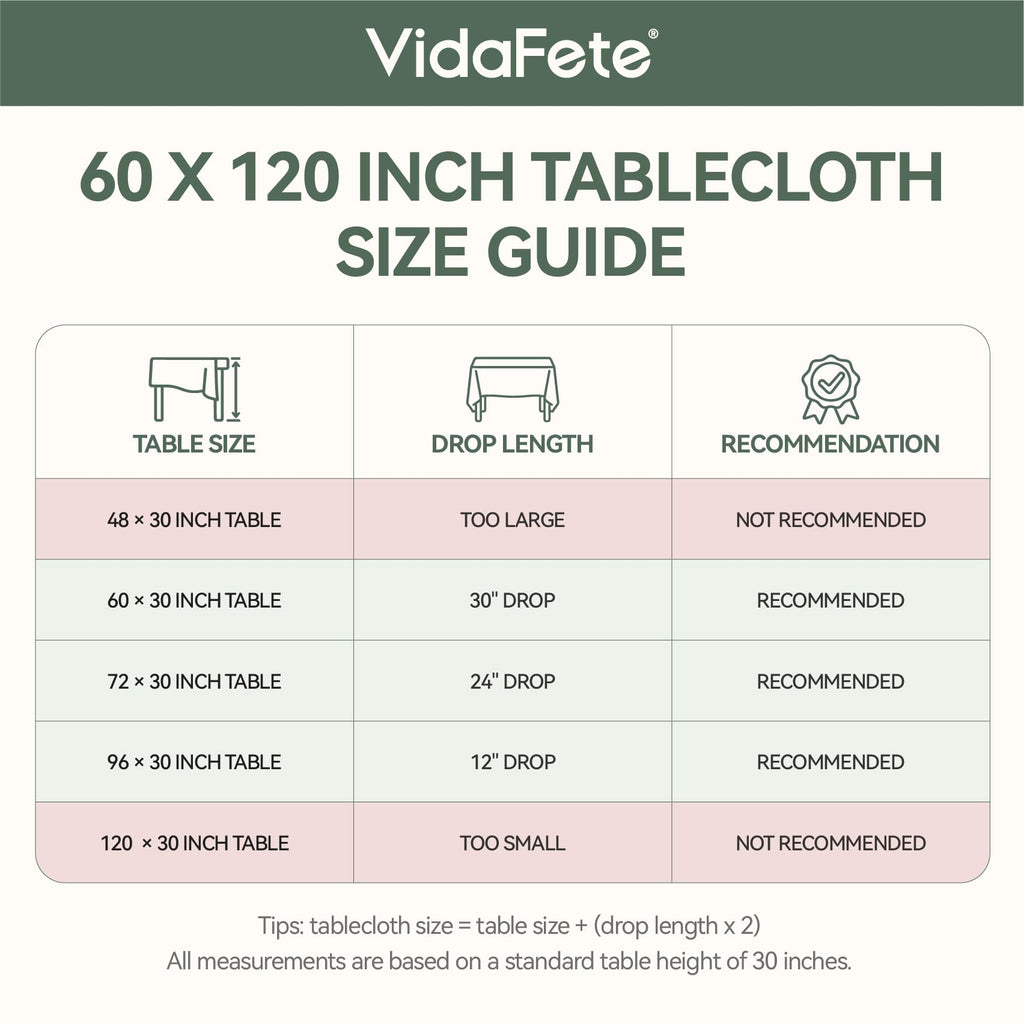 Classic Series 6 Pack 60x120inch Black Rectangle Tablecloth