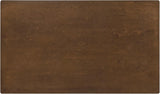 55.5" Dining Table for 4, Modern Rectangular Dining Room Table, Wood Dining Table, Modern Wood Table with Solid Wood